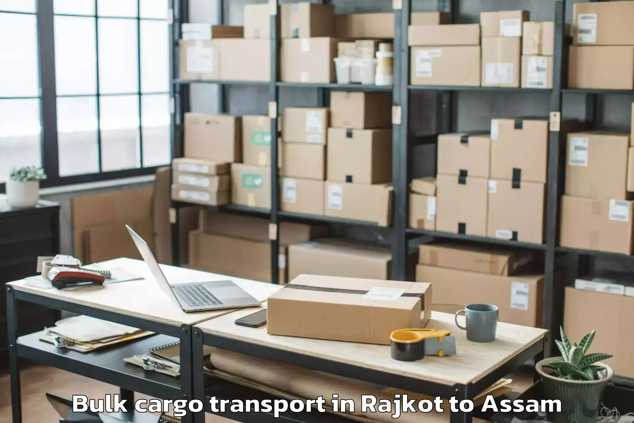 Easy Rajkot to Rangapara Bulk Cargo Transport Booking